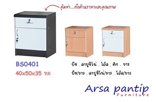 ตู้หัวเตียง (ลิ้นชัก+ประตู) ตู้หัวเตียง (ลิ้นชัก+ประตู)